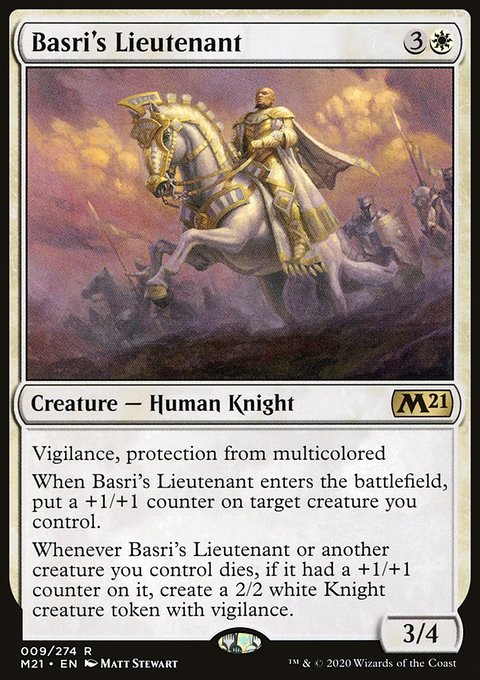 Basri's Lieutenant, Core Set 2021 #9, Magic: The Gathering card