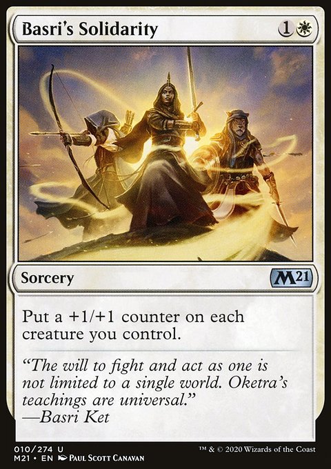 Basri's Solidarity, Core Set 2021 #10, Magic: The Gathering card
