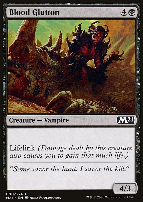 Blood Glutton, Core Set 2021 #90, Magic: The Gathering card