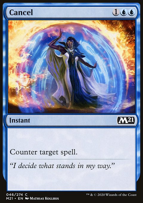 Cancel, Core Set 2021 #46, Magic: The Gathering card