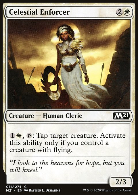 Celestial Enforcer, Core Set 2021 #11, Magic: The Gathering card