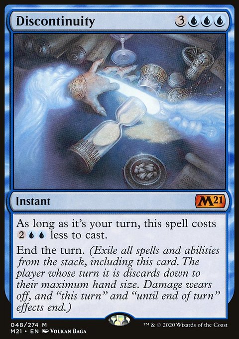 Discontinuity, Core Set 2021 #48, Magic: The Gathering card