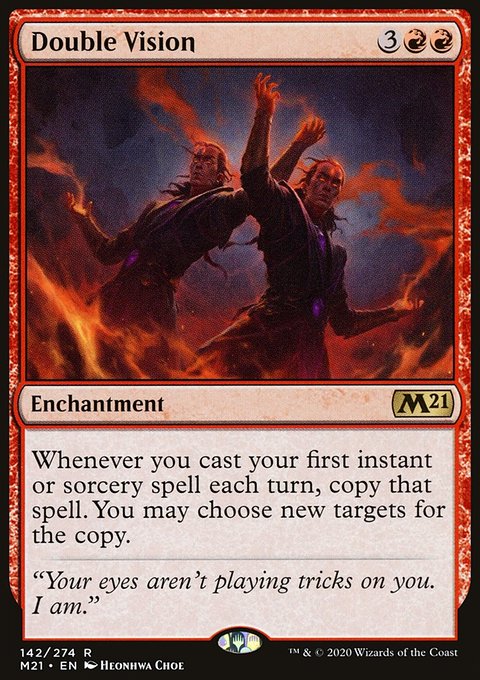 Double Vision, Core Set 2021 #142, Magic: The Gathering card