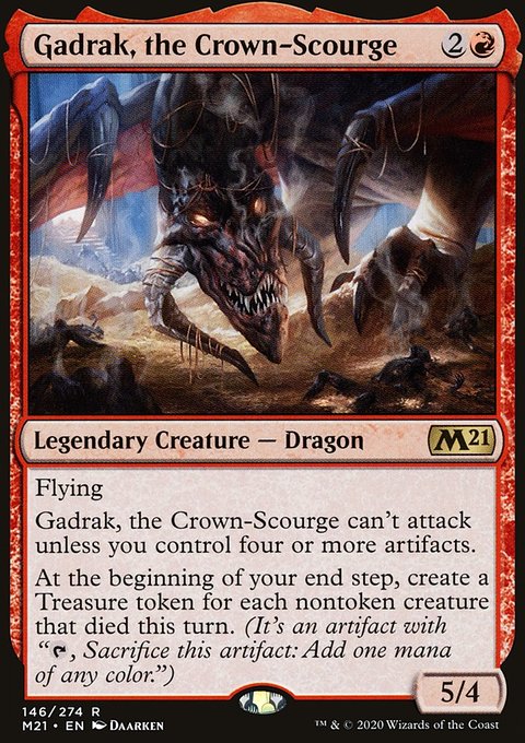 Gadrak, the Crown-Scourge, Core Set 2021 #146, Magic: The Gathering card