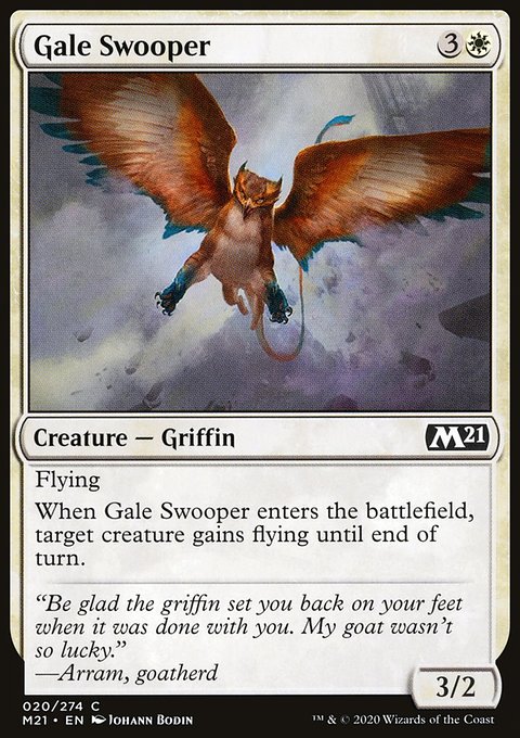 Gale Swooper, Core Set 2021 #20, Magic: The Gathering card