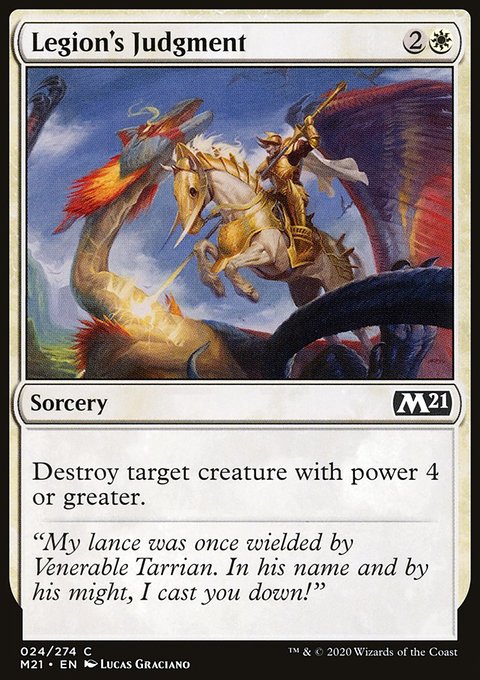 Legion's Judgment, Core Set 2021 #24, Magic: The Gathering card