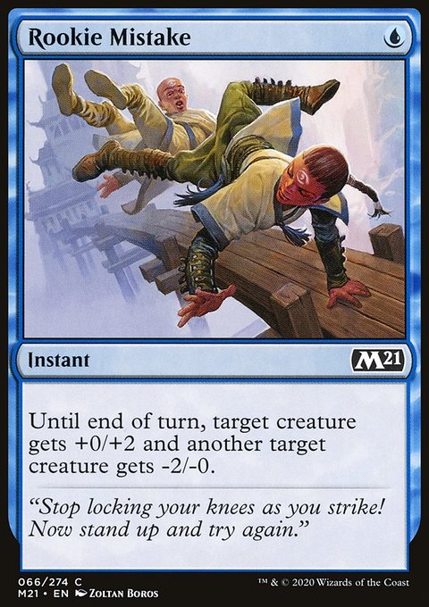 Rookie Mistake, Core Set 2021 #66, Magic: The Gathering card