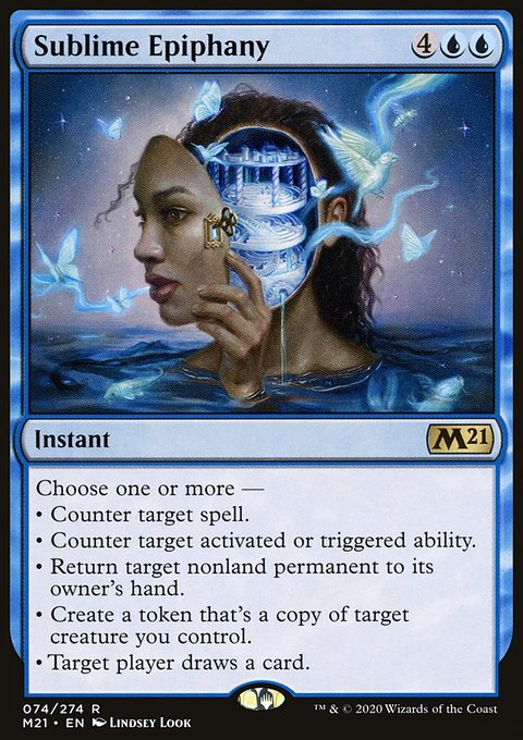 Sublime Epiphany, Core Set 2021 #74, Magic: The Gathering card