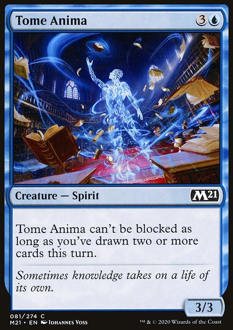 Tome Anima, Core Set 2021 #81, Magic: The Gathering card