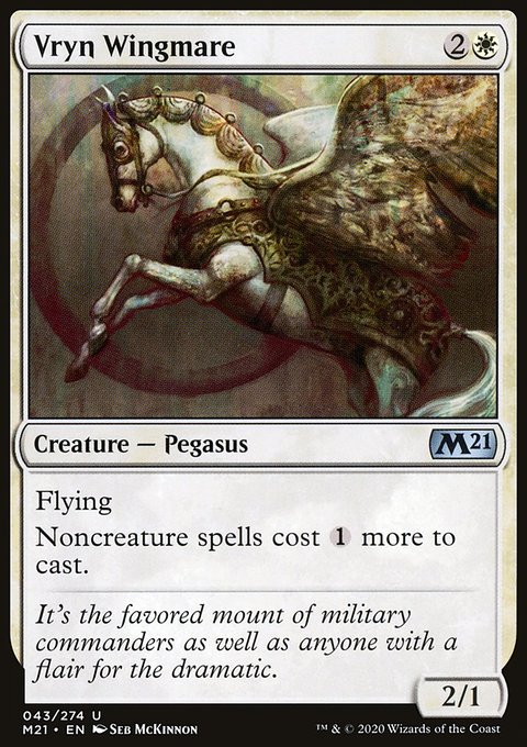 Vryn Wingmare, Core Set 2021 #43, Magic: The Gathering card