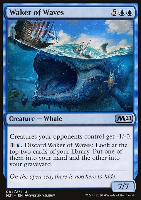 Waker of Waves, Core Set 2021 #84, Magic: The Gathering card