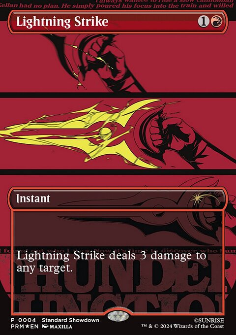 Lightning Strike, Cowboy Bebop #4, Magic: The Gathering card