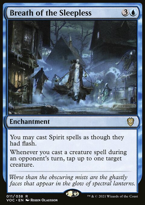 Breath of the Sleepless, Crimson Vow Commander #11, Magic: The Gathering card