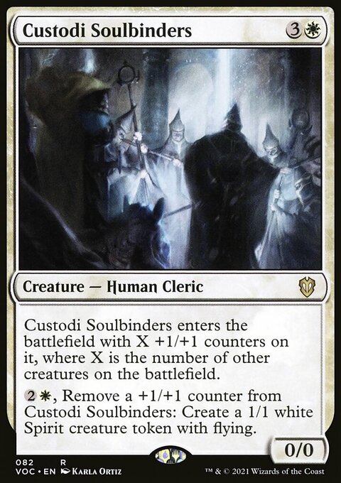 Custodi Soulbinders, Crimson Vow Commander #82, Magic: The Gathering card