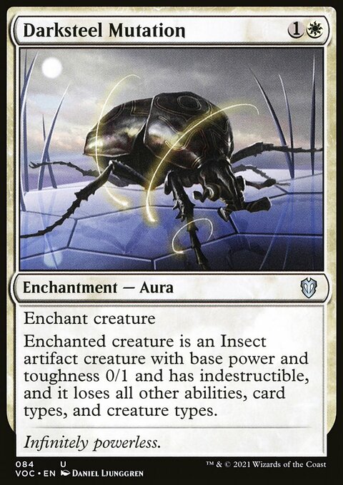 Darksteel Mutation, Crimson Vow Commander #84, Magic: The Gathering card
