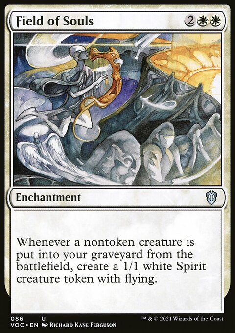 Field of Souls, Crimson Vow Commander #86, Magic: The Gathering card