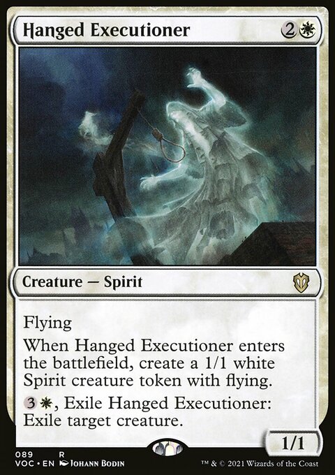 Hanged Executioner, Crimson Vow Commander #89, Magic: The Gathering card