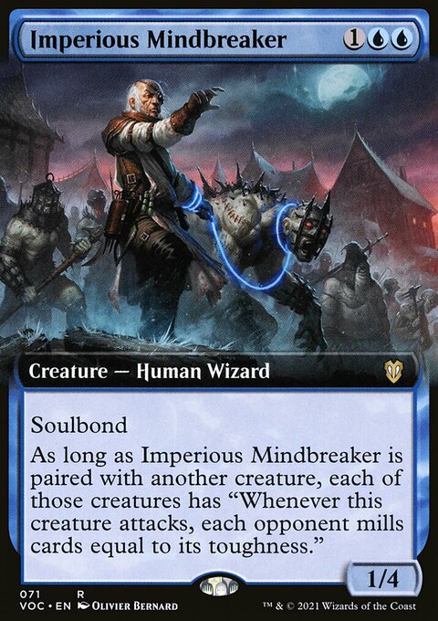 Imperious Mindbreaker, Crimson Vow Commander #71, Magic: The Gathering card