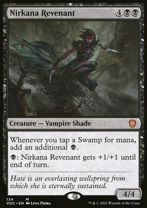 Nirkana Revenant, Crimson Vow Commander #134, Magic: The Gathering card
