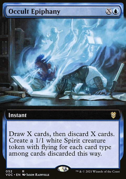 Occult Epiphany, Crimson Vow Commander #52, Magic: The Gathering card