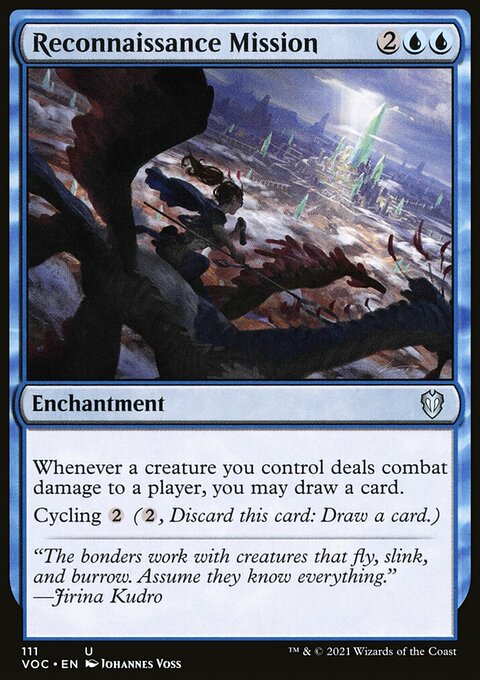 Reconnaissance Mission, Crimson Vow Commander #111, Magic: The Gathering card