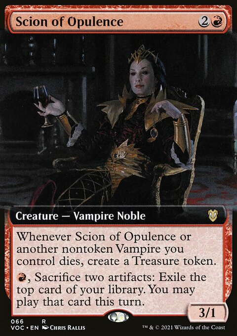 Scion of Opulence, Crimson Vow Commander #66, Magic: The Gathering card