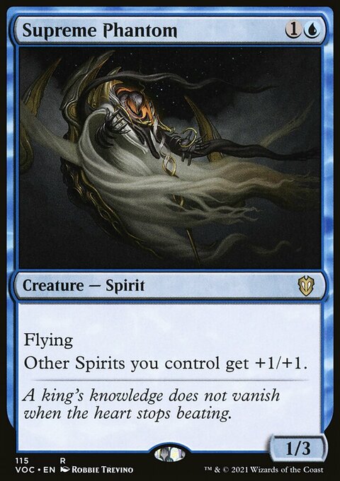 Supreme Phantom, Crimson Vow Commander #115, Magic: The Gathering card