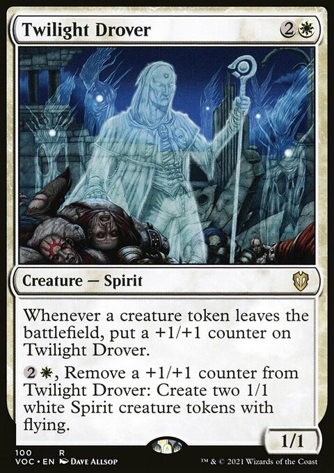 Twilight Drover, Crimson Vow Commander #100, Magic: The Gathering card