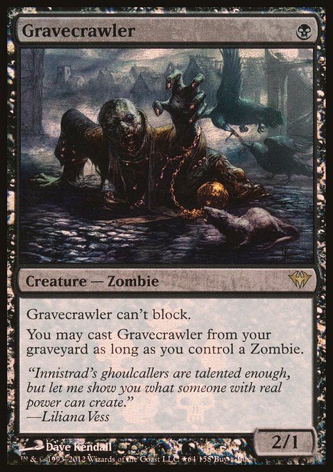 Gravecrawler, Dark Ascension Promos #64★, Magic: The Gathering card