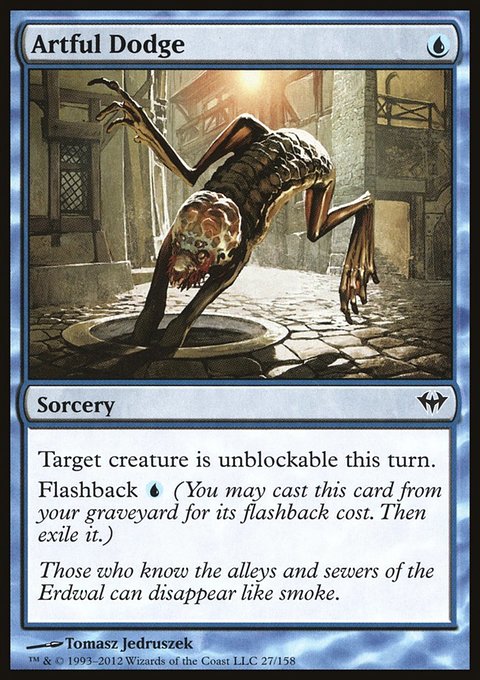 Artful Dodge, Dark Ascension #27, Magic: The Gathering card