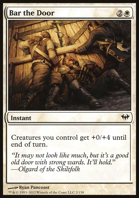 Bar the Door, Dark Ascension #2, Magic: The Gathering card