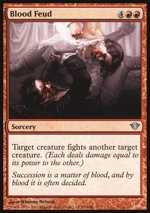 Blood Feud, Dark Ascension #83, Magic: The Gathering card