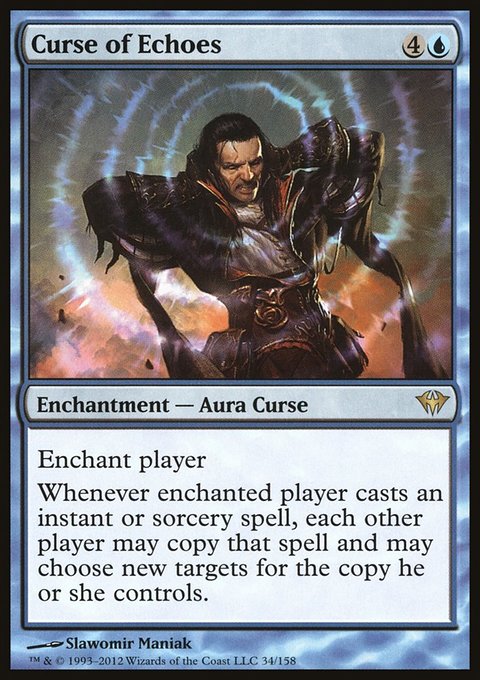 Curse of Echoes, Dark Ascension #34, Magic: The Gathering card