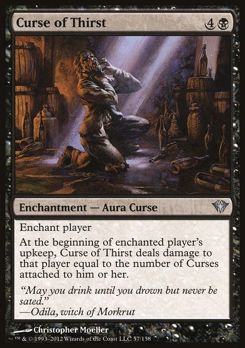 Curse of Thirst, Dark Ascension #57, Magic: The Gathering card
