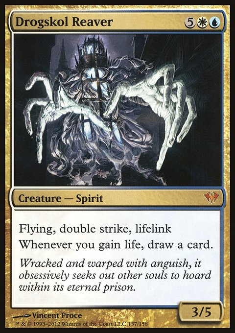 Drogskol Reaver, Dark Ascension #137, Magic: The Gathering card