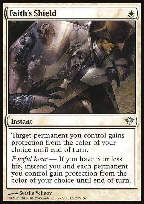 Faith's Shield, Dark Ascension #7, Magic: The Gathering card
