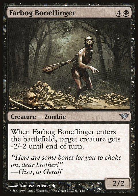 Farbog Boneflinger, Dark Ascension #61, Magic: The Gathering card