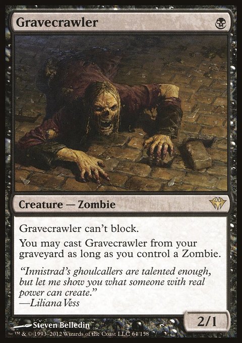 Gravecrawler, Dark Ascension #64, Magic: The Gathering card