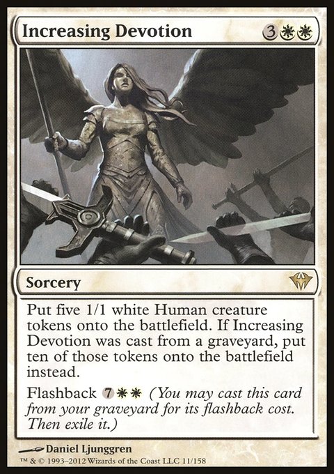 Increasing Devotion, Dark Ascension #11, Magic: The Gathering card