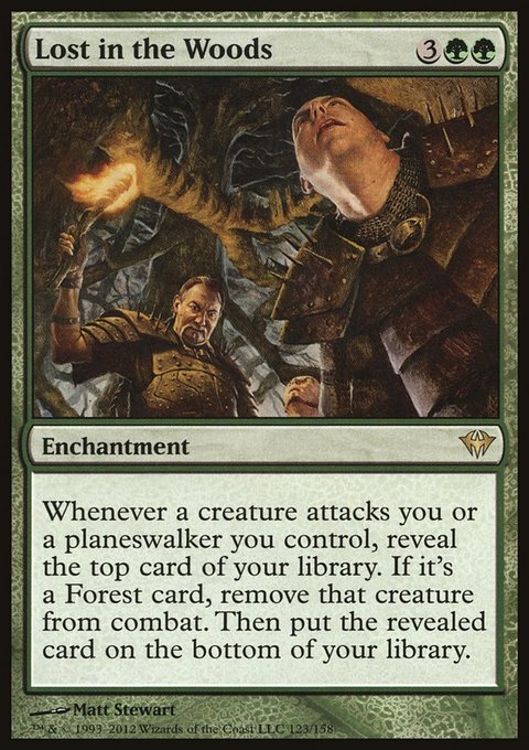 Lost in the Woods, Dark Ascension #123, Magic: The Gathering card