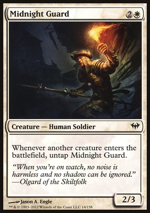 Midnight Guard, Dark Ascension #14, Magic: The Gathering card