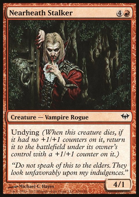 Nearheath Stalker, Dark Ascension #100, Magic: The Gathering card