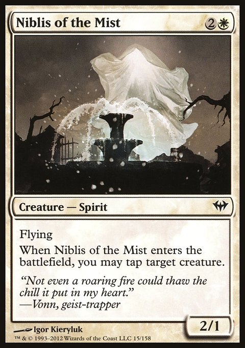 Niblis of the Mist, Dark Ascension #15, Magic: The Gathering card