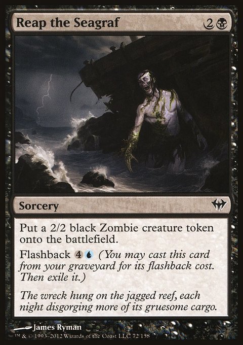 Reap the Seagraf, Dark Ascension #72, Magic: The Gathering card