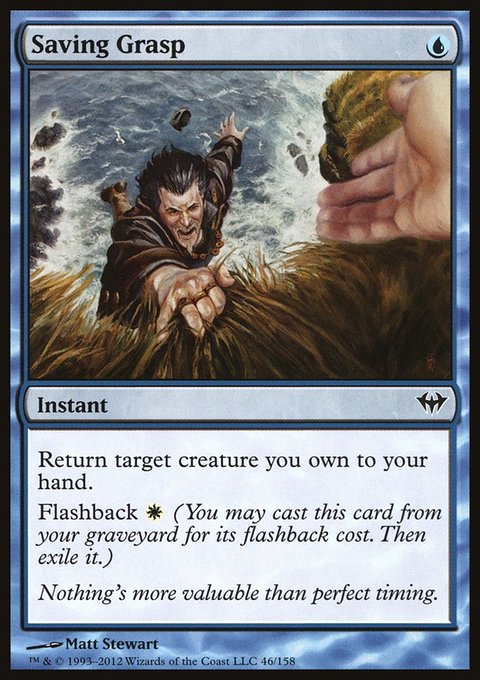 Saving Grasp, Dark Ascension #46, Magic: The Gathering card
