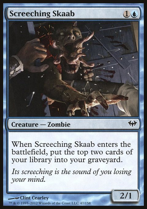 Screeching Skaab, Dark Ascension #47, Magic: The Gathering card