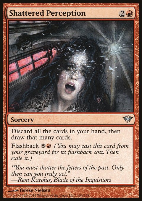 Shattered Perception, Dark Ascension #104, Magic: The Gathering card