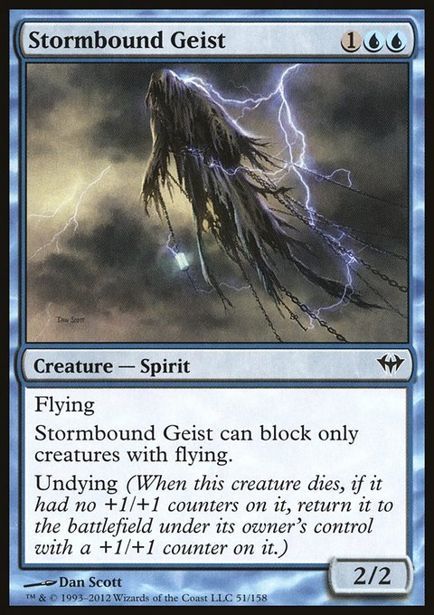 Stormbound Geist, Dark Ascension #51, Magic: The Gathering card