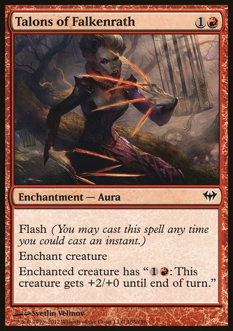 Talons of Falkenrath, Dark Ascension #105, Magic: The Gathering card