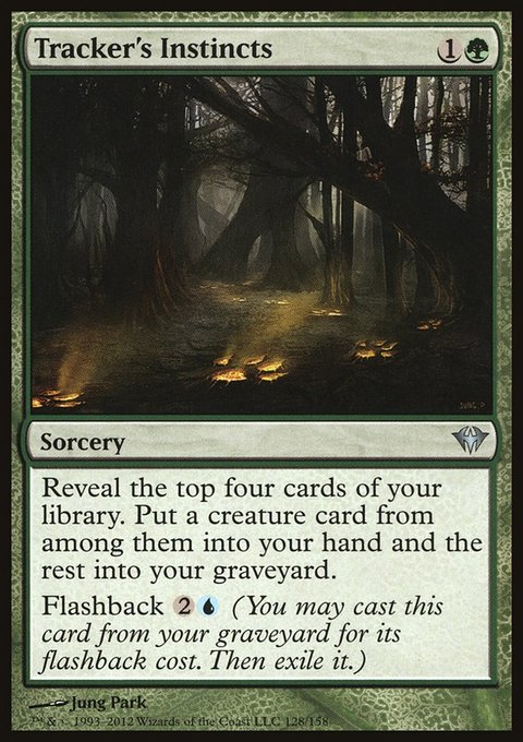 Tracker's Instincts, Dark Ascension #128, Magic: The Gathering card